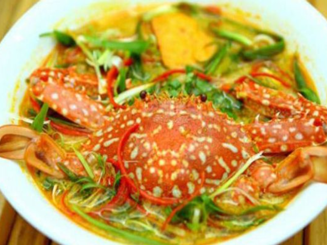 Bánh canh ghẹ muối ớt xanh