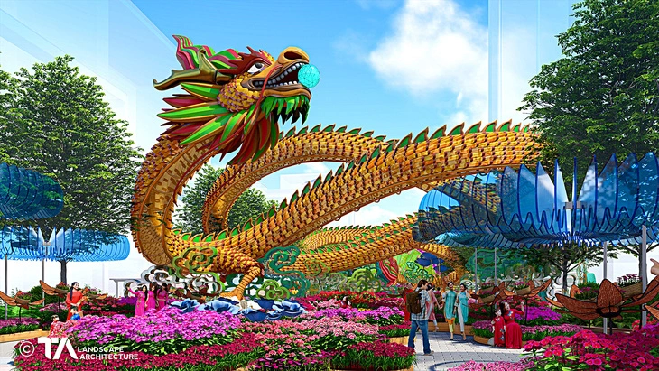 Đại cảnh “Nhất đại Thăng Long” với diện tích bao phủ hơn 1.000m2