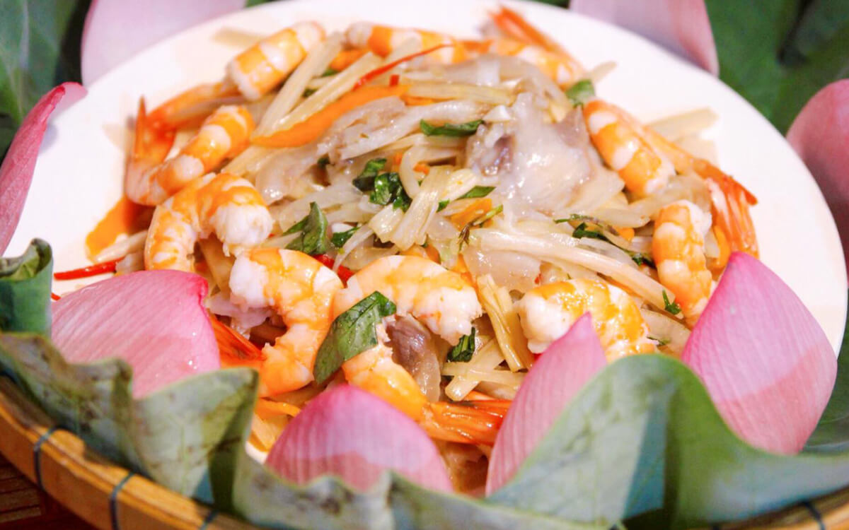 Các món ăn từ sen