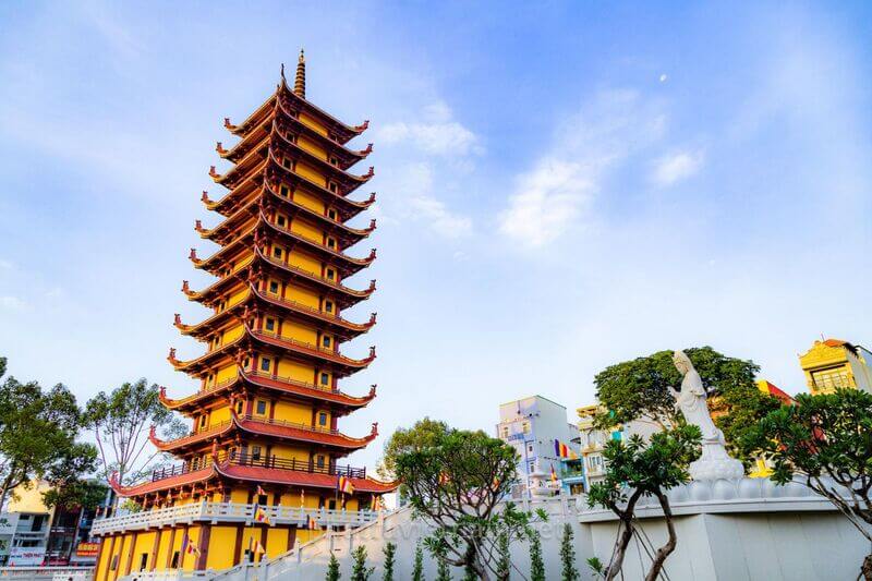 Ngôi chùa có tòa tháp cao nhất Việt Nam