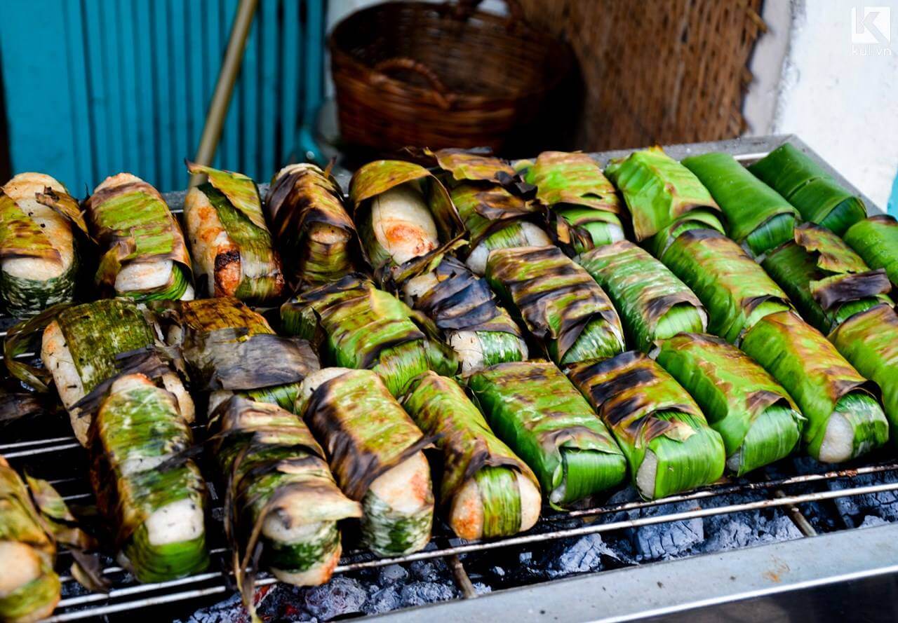 Chuối nếp nướng Cần Thơ
