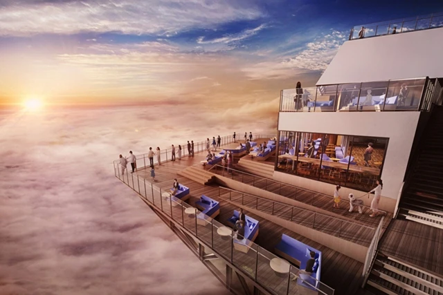 Unkai Terrace: Bước vào thế giới mây trắng