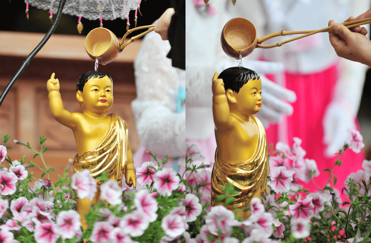 Lễ tắm Phật - một nghi thức quan trọng trong Lễ Phật Đản