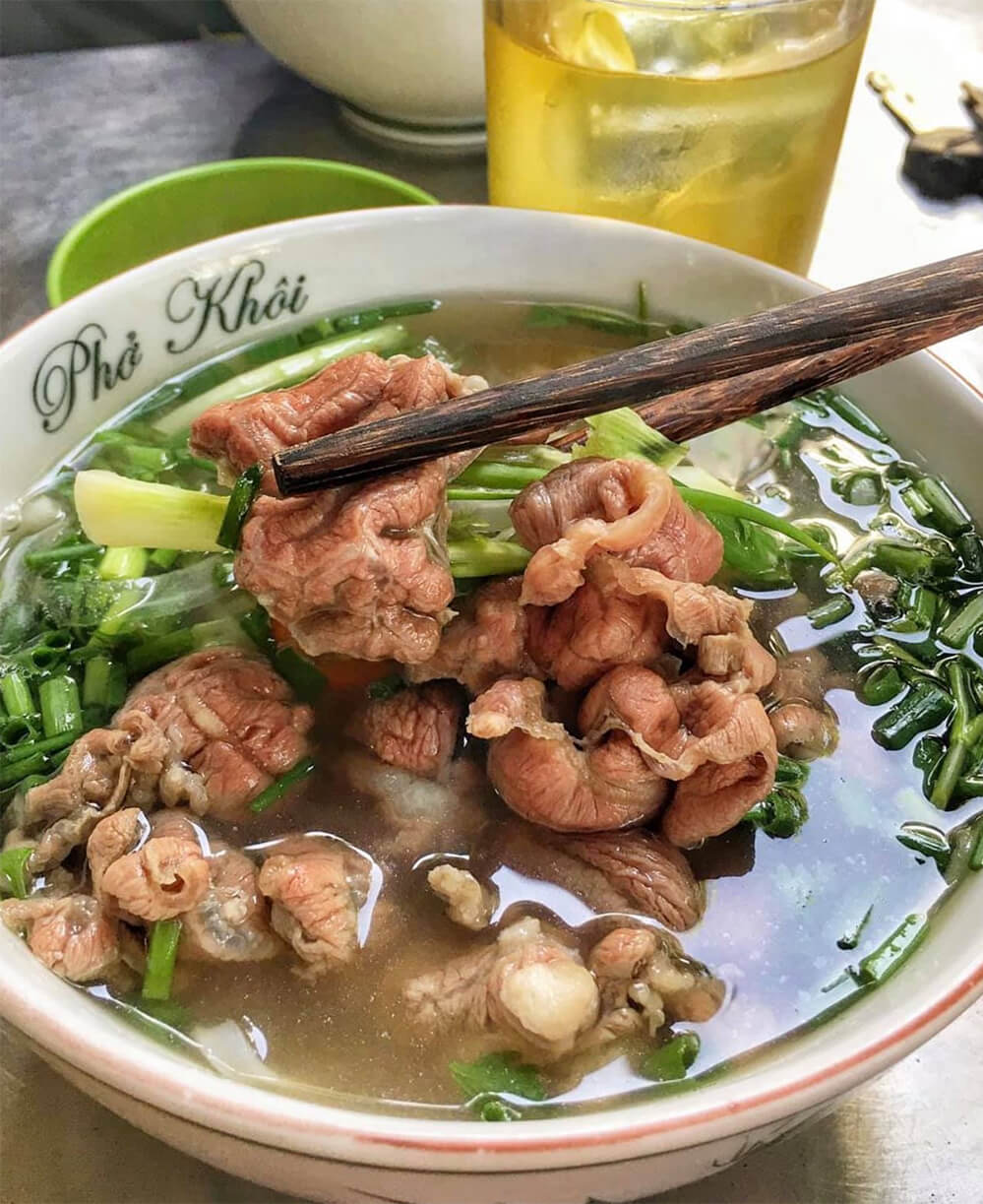 Phở Khôi "Hói" ở địa chỉ 50 Hàng Vải. Ảnh: Khôi Hói
