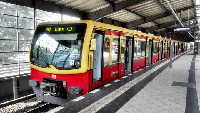 Tàu S-Bahn ở Berlin.