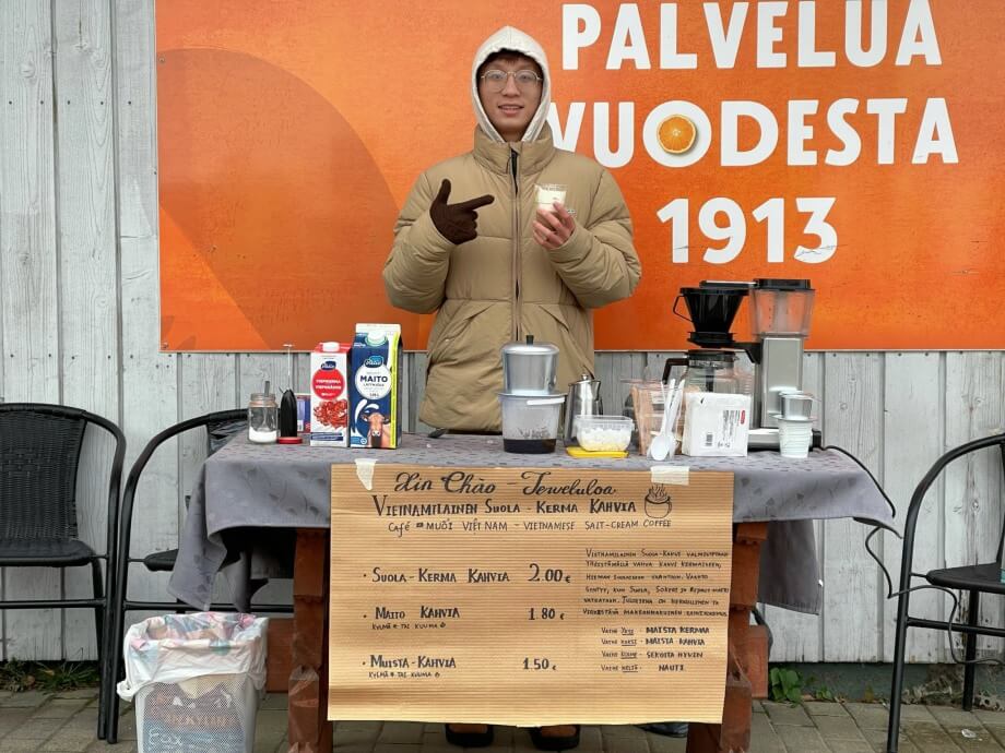 Xe cà phê muối ở Phần Lan