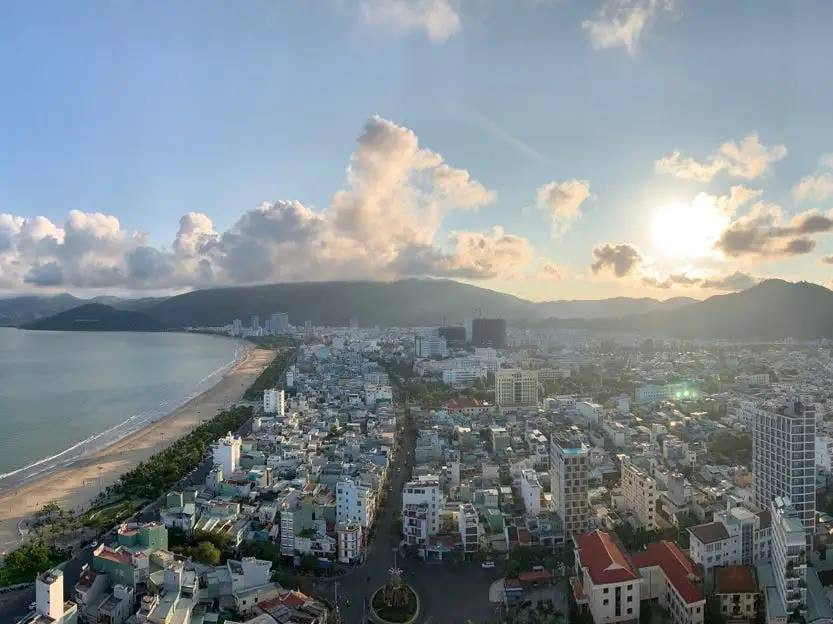 Đô thị ven biển ở Quy Nhơn.