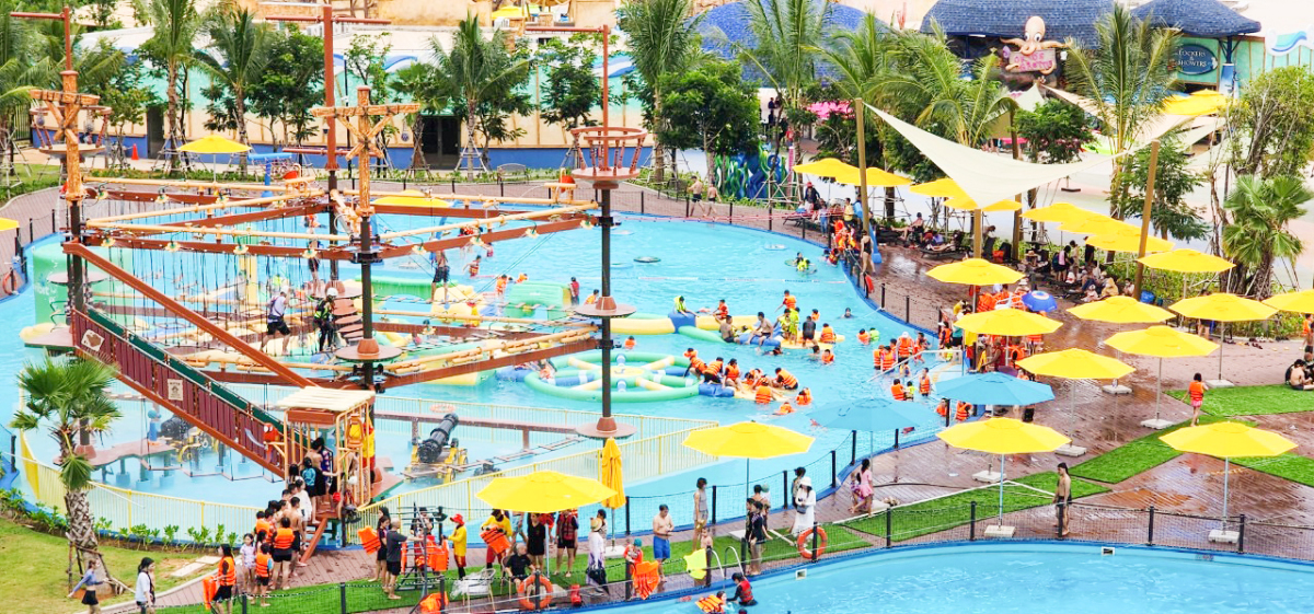Wonderland Water Park nằm bên trong Khu đô thị kinh tế - du lịch - giải trí NovaWorld Phan Thiet