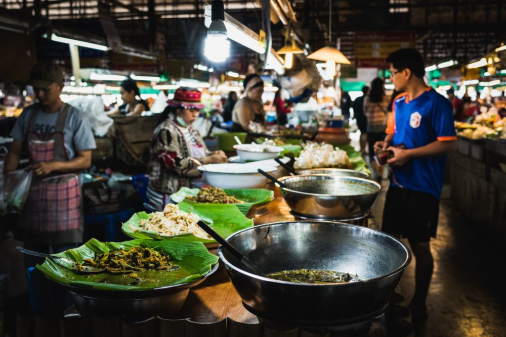Người dân Thái Lan rất thoải mái trong việc ăn uống