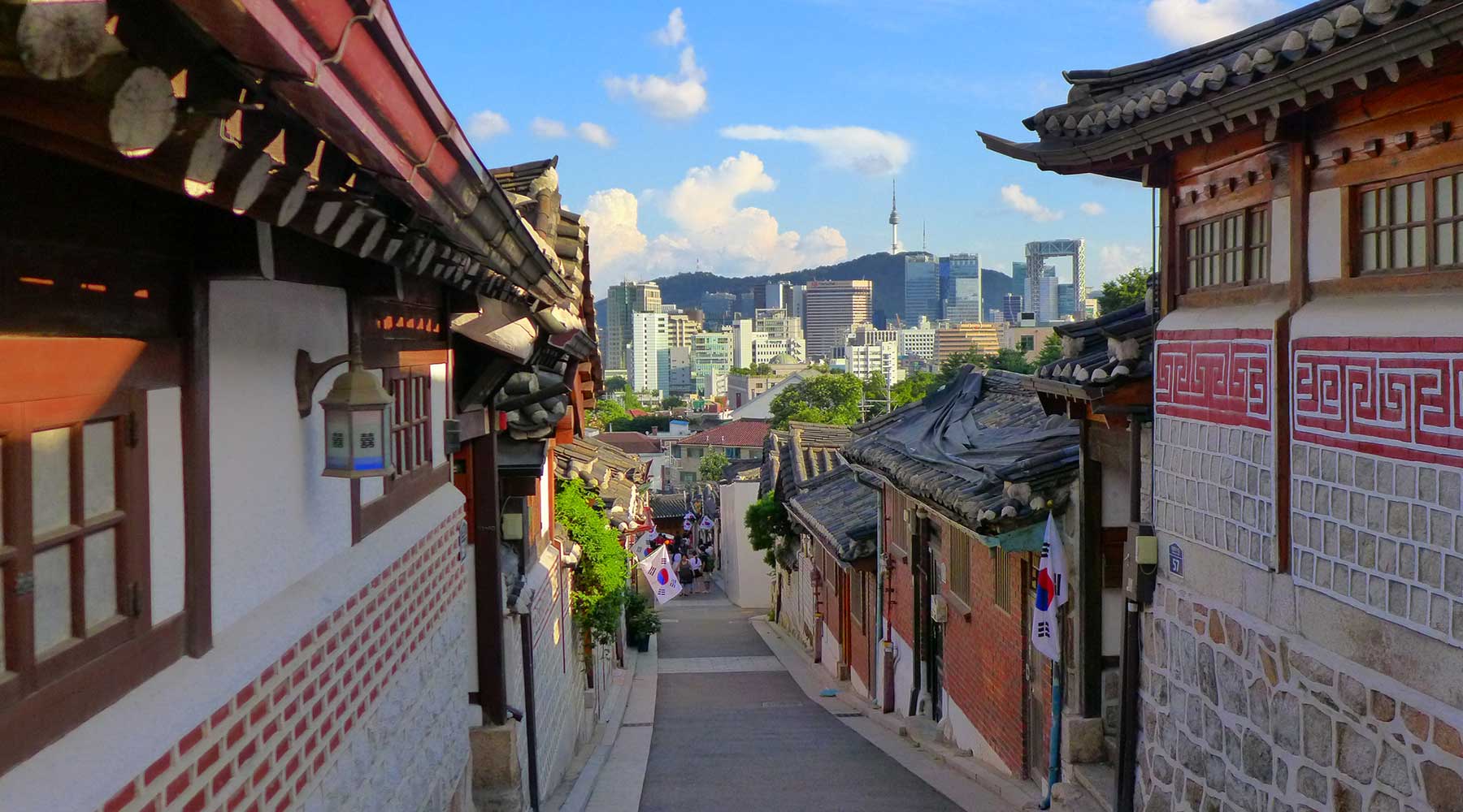 Các loài hoa rực rỡ ở thành phố Gapyeong.